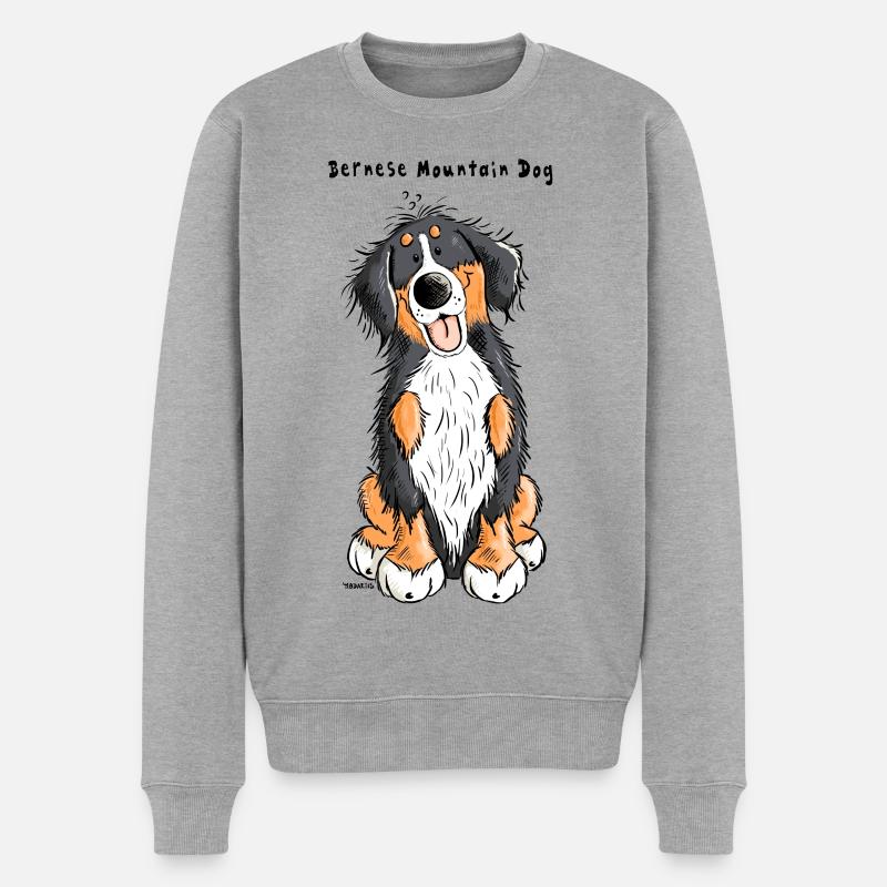 Bouvier bernois - Pull Premium bio Homme - gris chiné