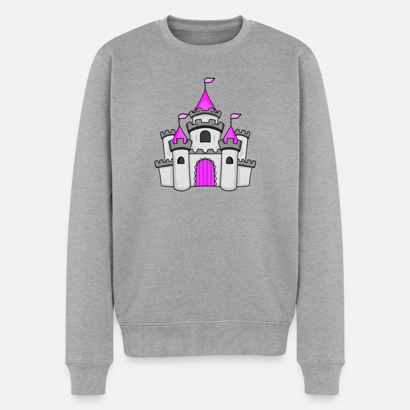 Fille Princesse Burg - Pull Premium bio Homme - gris chiné