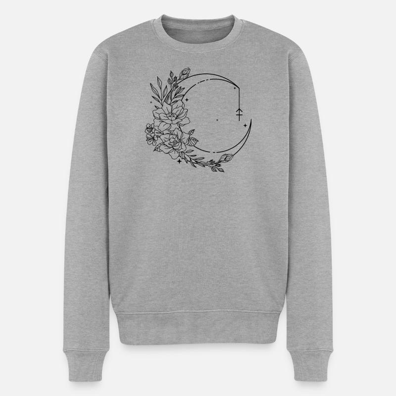 Schütze Astrologie - Männer Premium Bio Pullover - Grau meliert