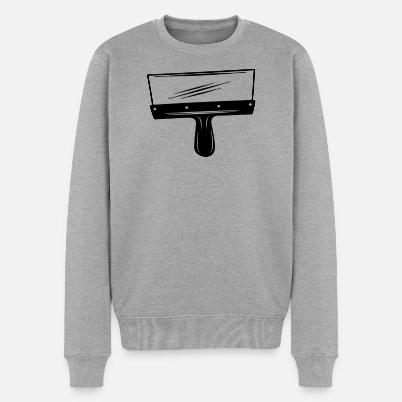 Spackmes - Männer Premium Bio Pullover - Grau meliert