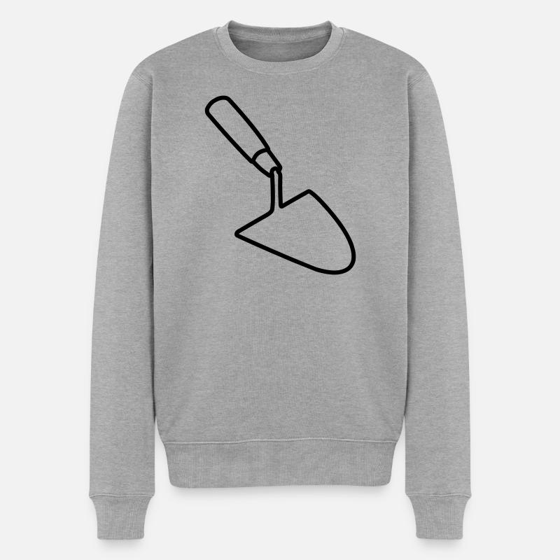Mason's sparkel - Økologisk premium-sweatshirt til mænd - grå meleret