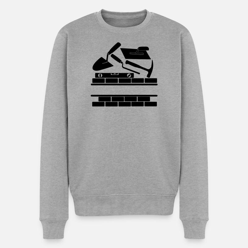 Logo de Mason - Pull Premium bio Homme - gris chiné