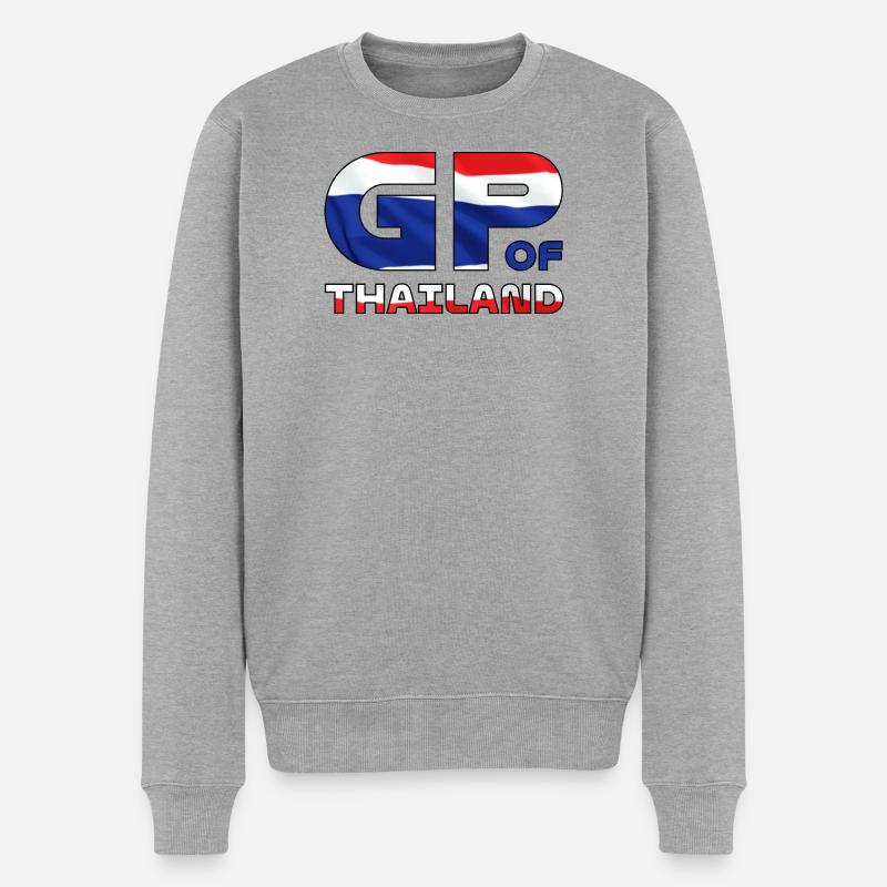 thailand_gp - Männer Premium Bio Pullover - Grau meliert