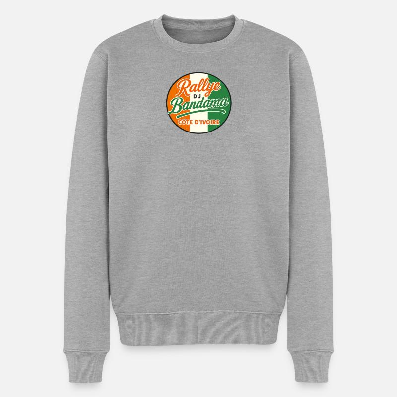 Bandama RCI Rallye - Männer Premium Bio Pullover - Grau meliert