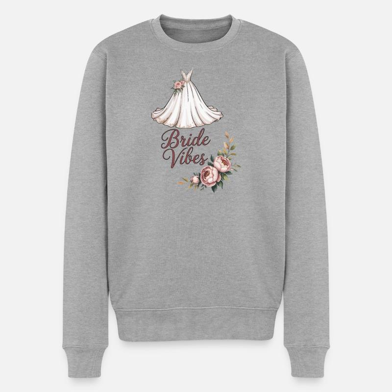 Robe fleurie Bride Vibes - Pull Premium bio Homme - gris chiné