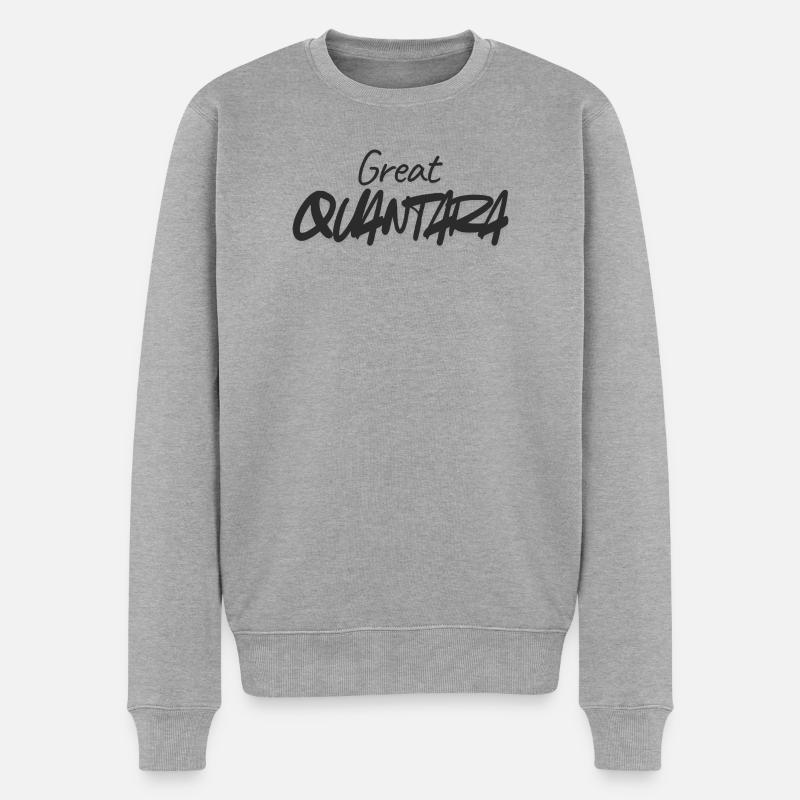 Grande quantité Graffiti Script - Pull Premium bio Homme - gris chiné