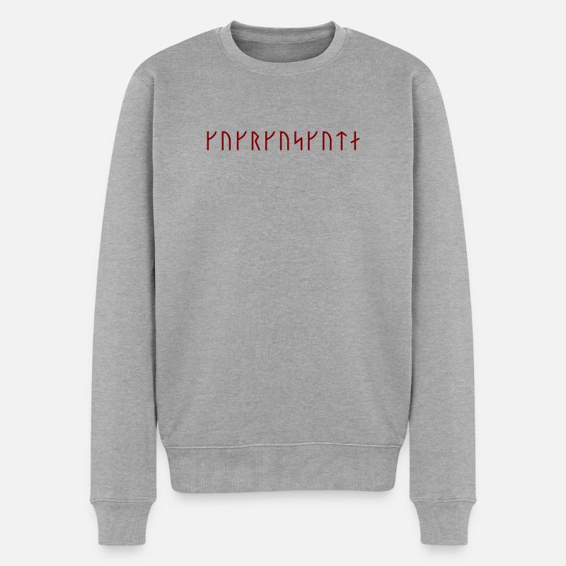 kukrkuskuta - Männer Premium Bio Pullover - Grau meliert