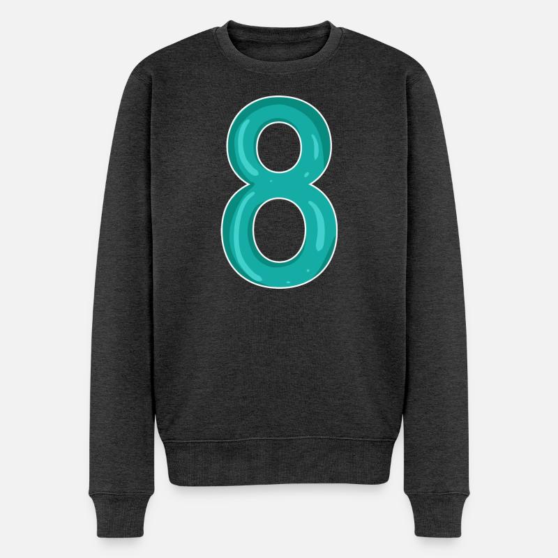 8 - Pull Premium bio Homme - anthracite chiné