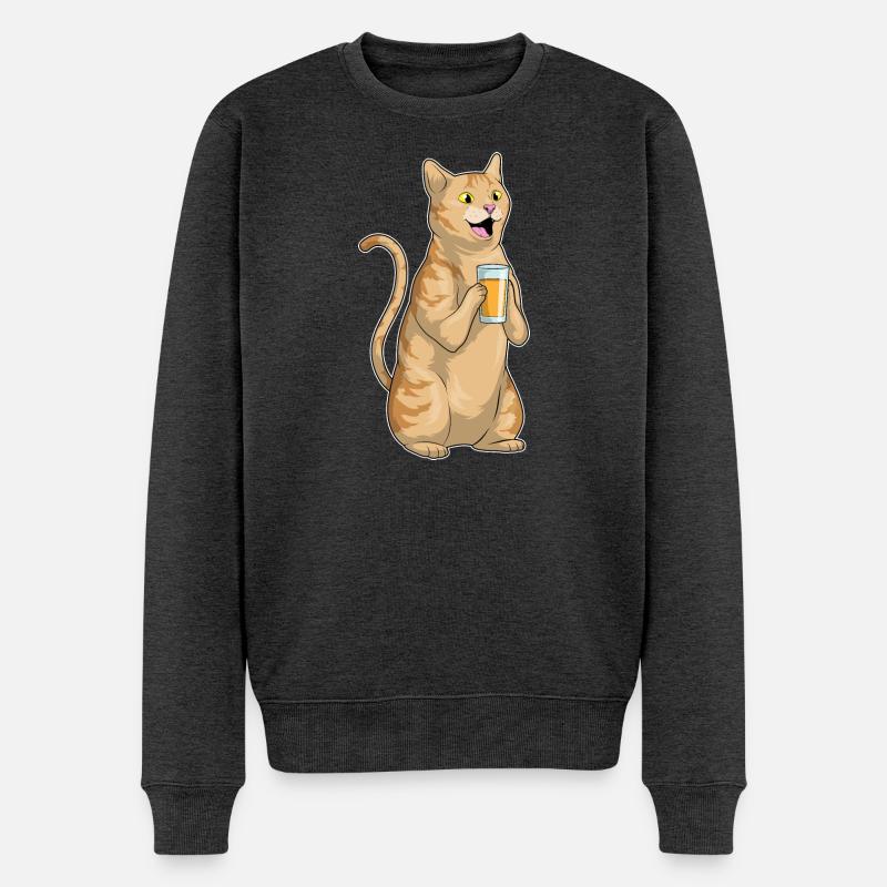 Jus de chat - Pull Premium bio Homme - anthracite chiné