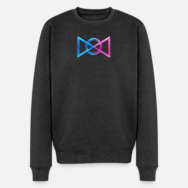 Unzerbrechliche Verbindung - Männer Premium Bio Pullover - Anthrazit meliert