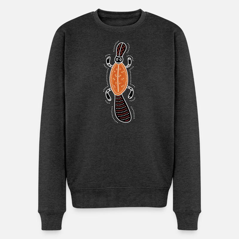 platypus - Männer Premium Bio Pullover - Anthrazit meliert
