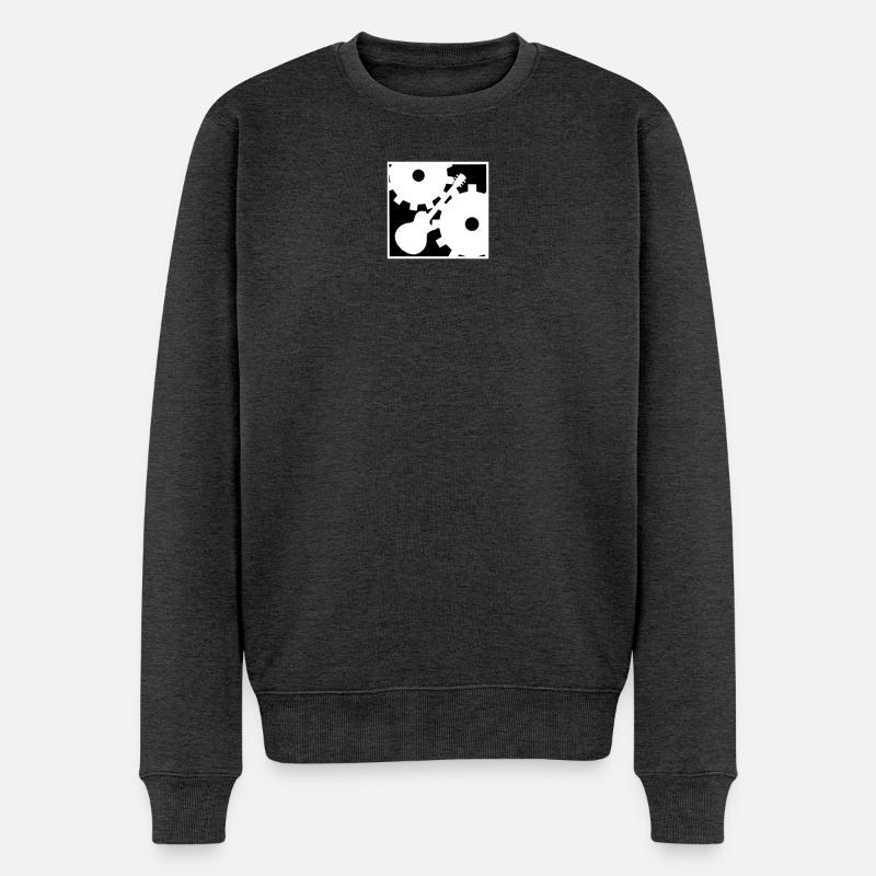 Rock against the Machine - Männer Premium Bio Pullover - Anthrazit meliert