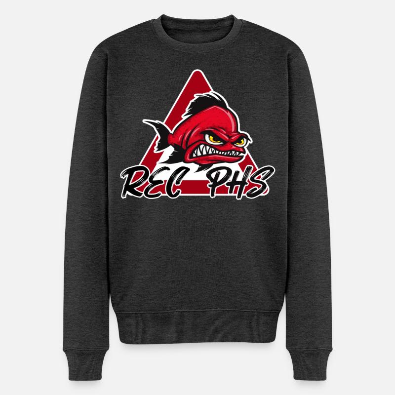 Rostock Eishockey - Männer Premium Bio Pullover - Anthrazit meliert