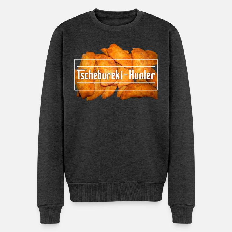 Tchbureki-Hunter - Pull Premium bio Homme - anthracite chiné