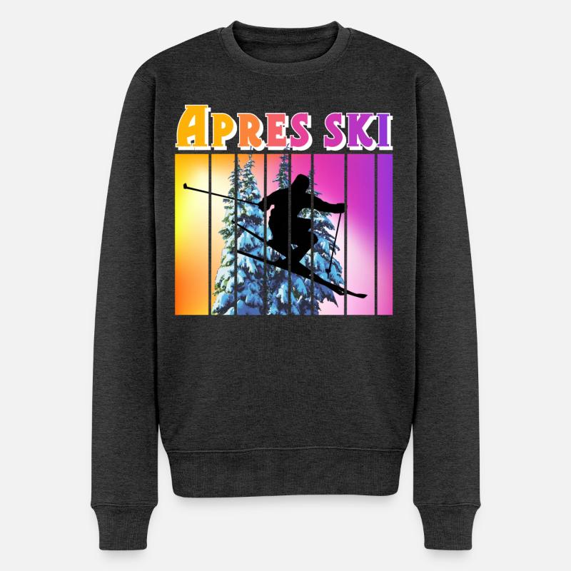 Apres ski - Pull Premium bio Homme - anthracite chiné