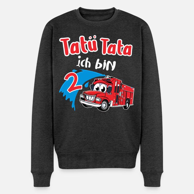 Tatü Tata Ich Bin 2 - Männer Premium Bio Pullover - Anthrazit meliert