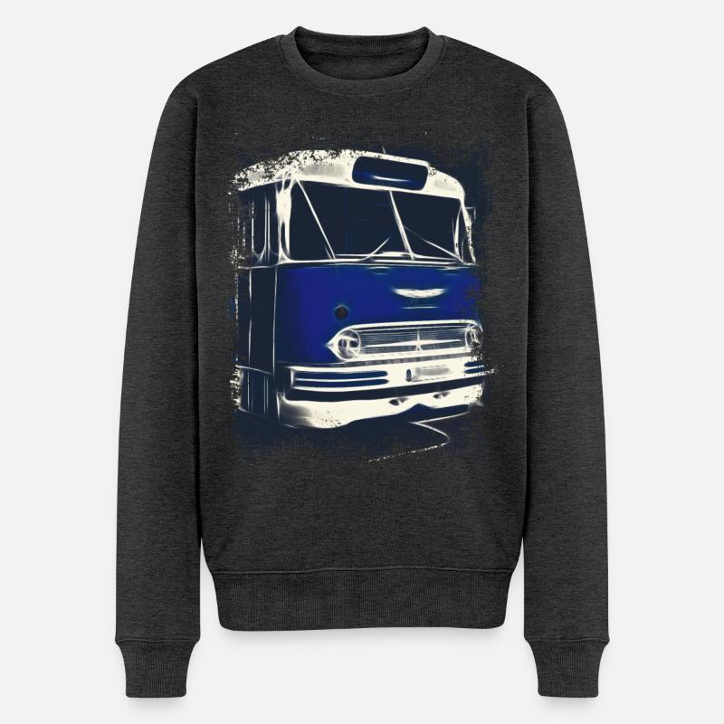 Autobus Ikarus 55 - Pull Premium bio Homme - anthracite chiné