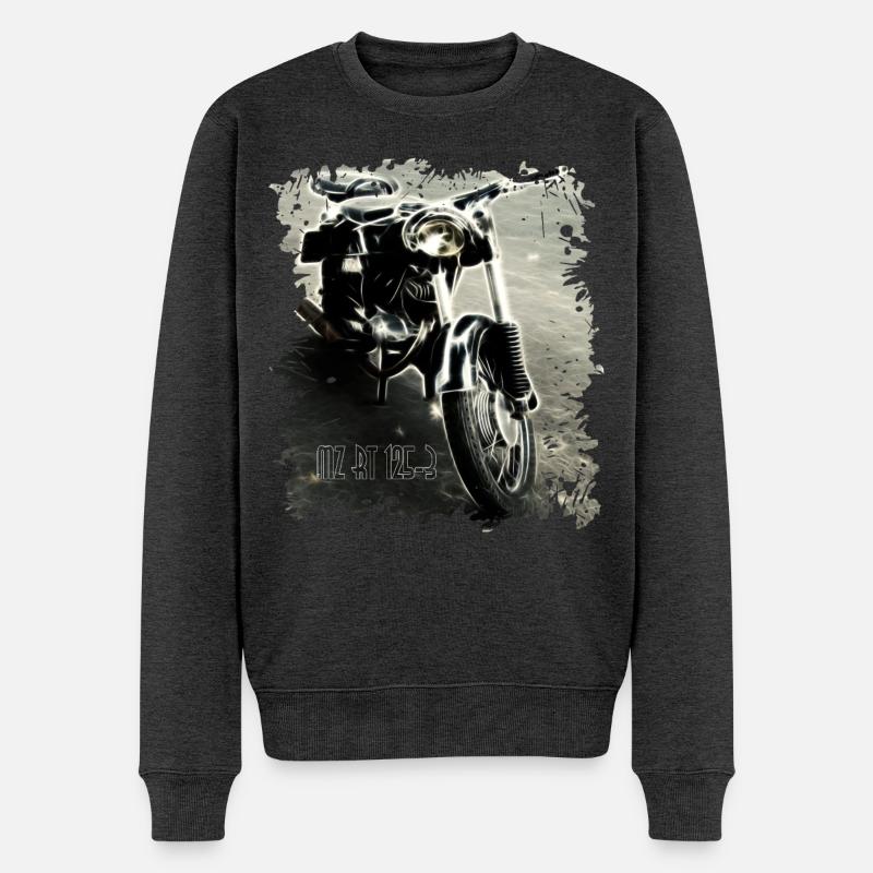 MZ RT 125 Zschopau - Männer Premium Bio Pullover - Anthrazit meliert