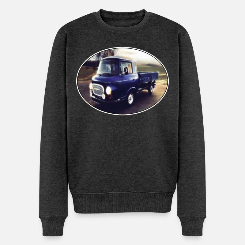 Barkas B1000 - Pull Premium bio Homme - anthracite chiné