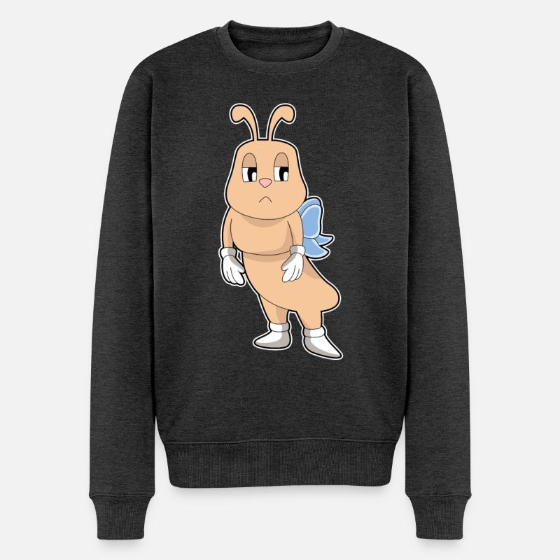 Papillon sans ailes - Pull Premium bio Homme - anthracite chiné