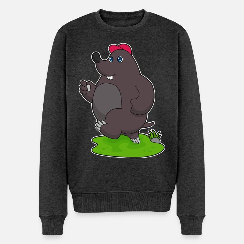 Mole Jogger Jogging - Pull Premium bio Homme - anthracite chiné