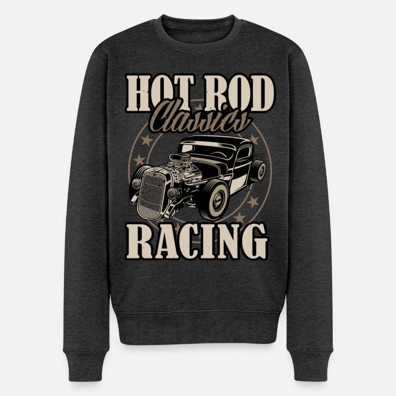Hot Rod Classics Racing Hotrod - Pull Premium bio Homme - anthracite chiné