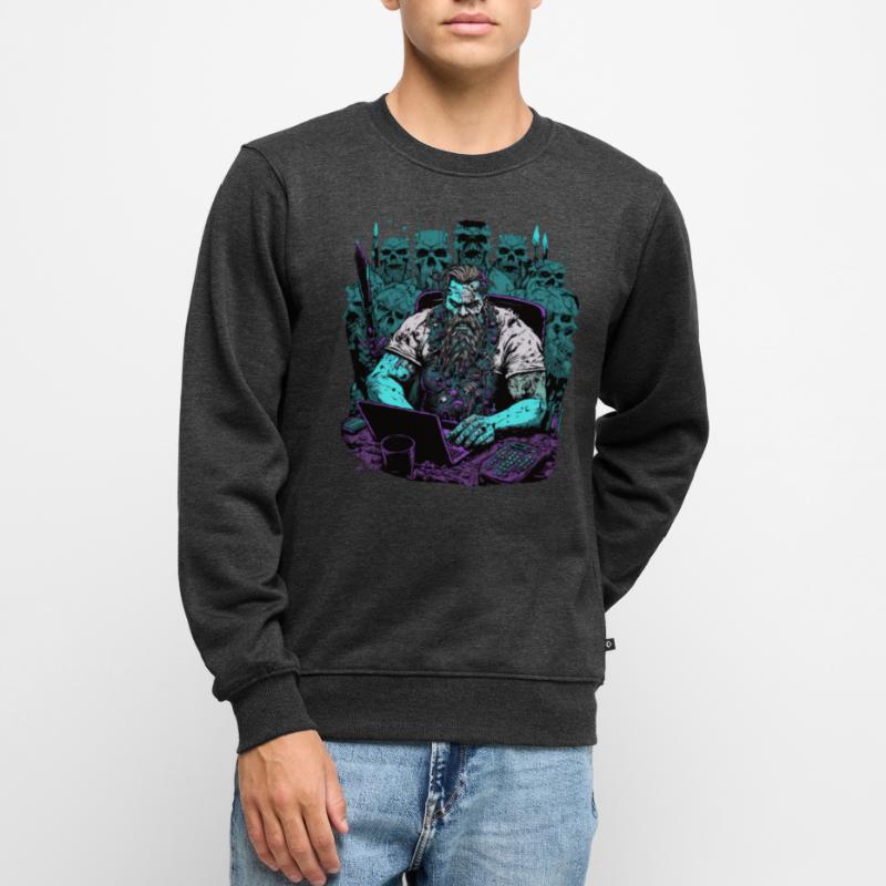 Admin Wiking programmiert Computer Männer Premium Bio Pullover