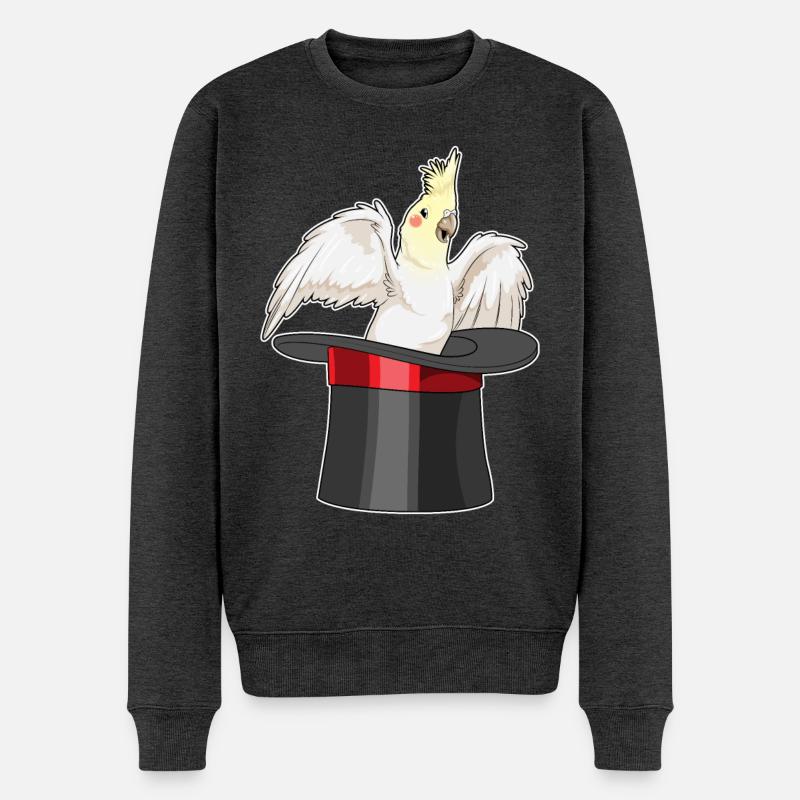 Parrot Wizard Cylindre - Pull Premium bio Homme - anthracite chiné