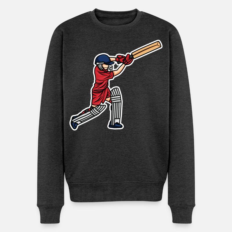 Kricket Kind - Männer Premium Bio Pullover - Anthrazit meliert