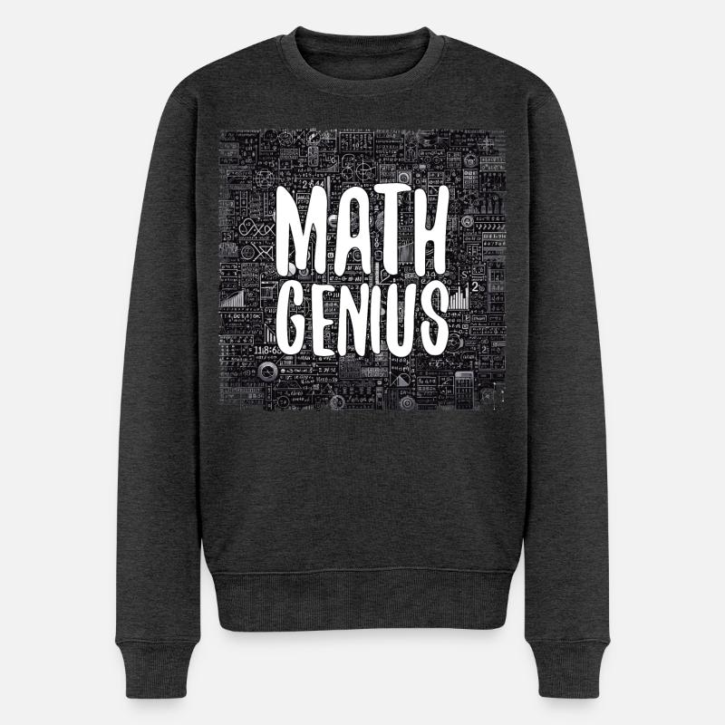Math Genius Math Genius Math cadeau - Pull Premium bio Homme - anthracite chiné