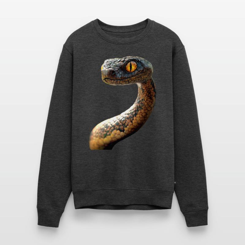 Serpent Python Cobra Mamba Serpent à sonnettes Serpent Pull Premium bio Homme