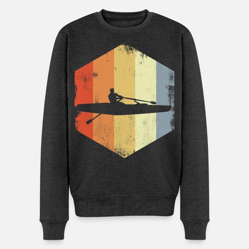 Crânes Rameur - Pull Premium bio Homme - anthracite chiné