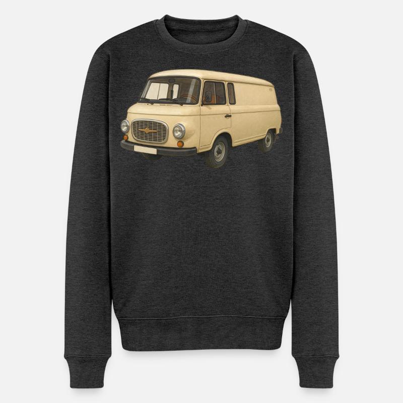 B1000 als Comic - Männer Premium Bio Pullover - Anthrazit meliert