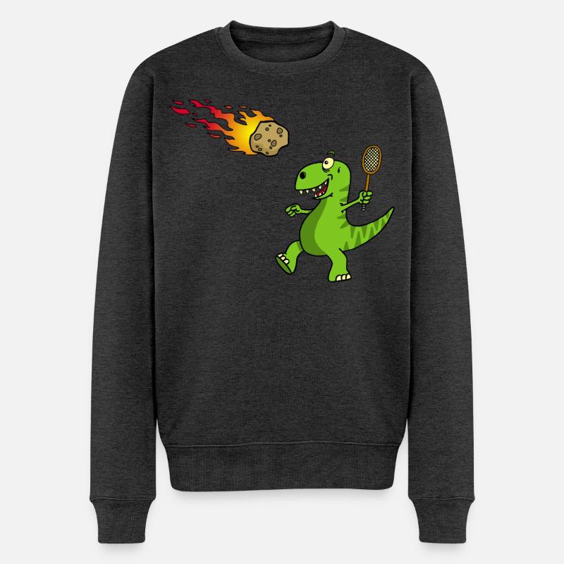 Rücksendung an den Absender - Männer Premium Bio Pullover - Anthrazit meliert