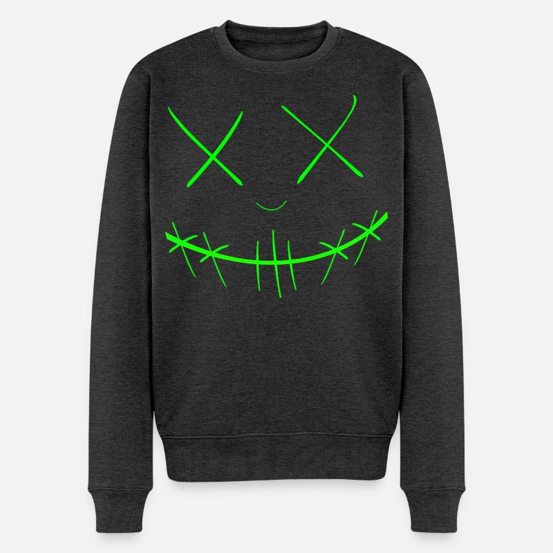 Visage - Pull Premium bio Homme - anthracite chiné