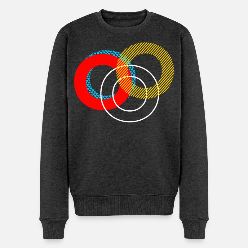 o Conception de lettrage - Pull Premium bio Homme - anthracite chiné