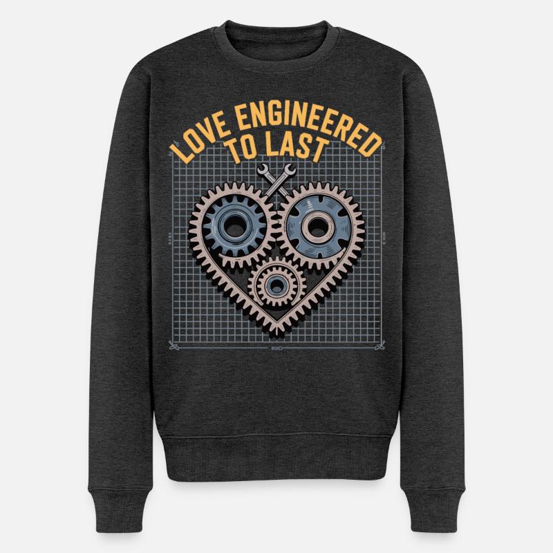 Chemise Gear Heart Engineer – Love for Technology - Pull Premium bio Homme - anthracite chiné