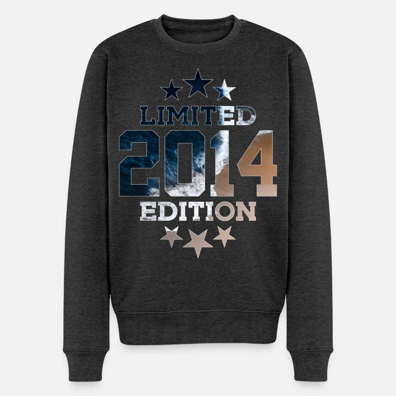 ÉDITION LIMITÉE 2014 12E ANNIVERSAIRE - Pull Premium bio Homme - anthracite chiné