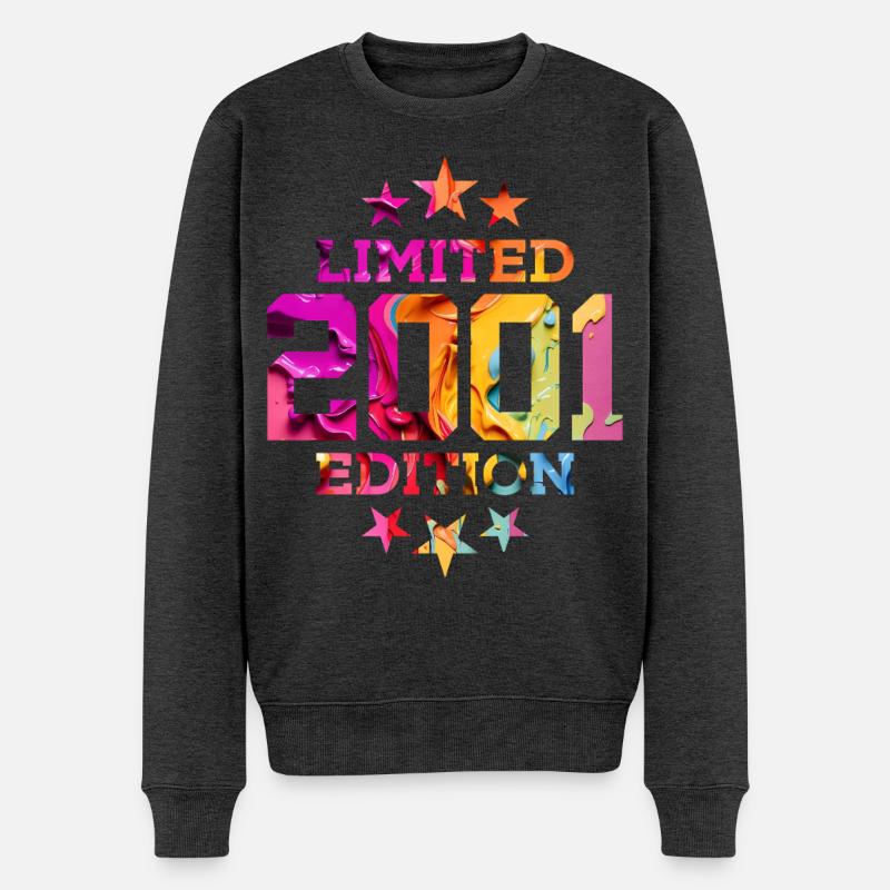 ÉDITION LIMITÉE 2001 25E ANNIVERSAIRE - Pull Premium bio Homme - anthracite chiné