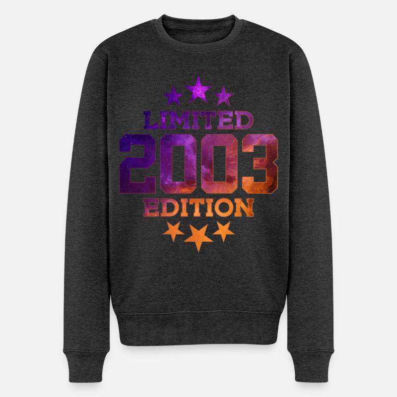ÉDITION LIMITÉE 23E ANNIVERSAIRE 2003 - Pull Premium bio Homme - anthracite chiné