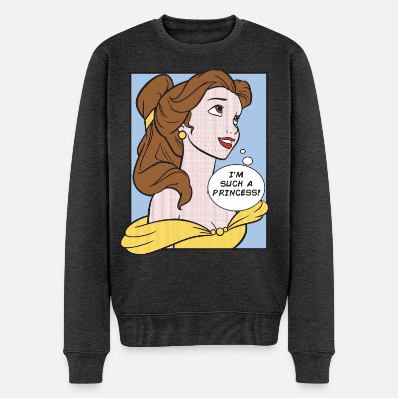 Belle Mit Spruch I'm Such A Princess - Männer Premium Bio Pullover - Anthrazit meliert