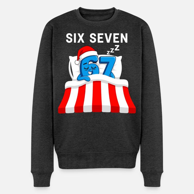 Italian 67 Meme Pyjama Lustiges Geschenk - Männer Premium Bio Pullover - Anthrazit meliert