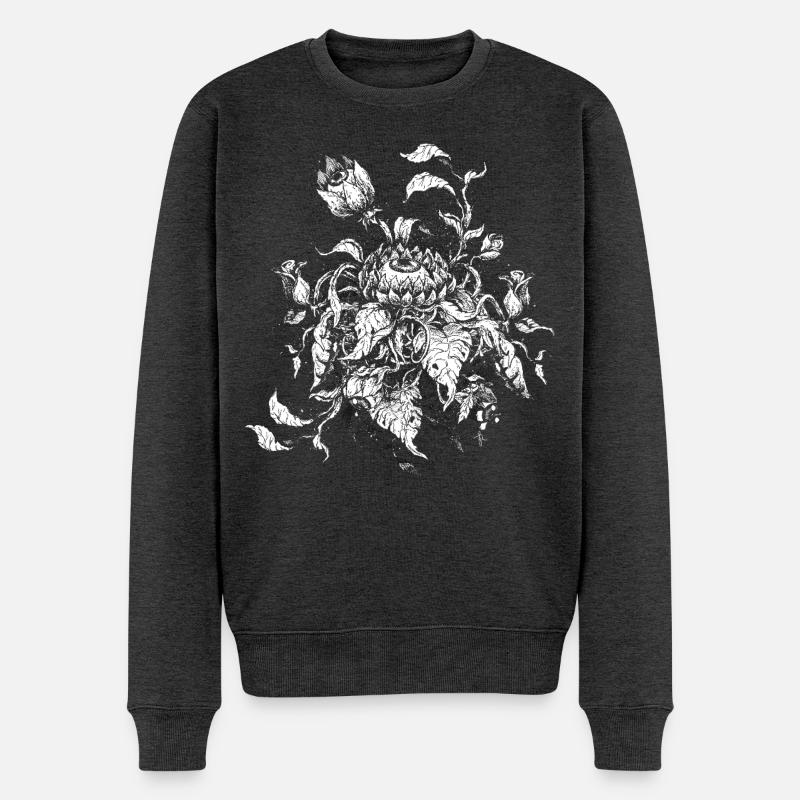 Eyebloom - Pull Premium bio Homme - anthracite chiné