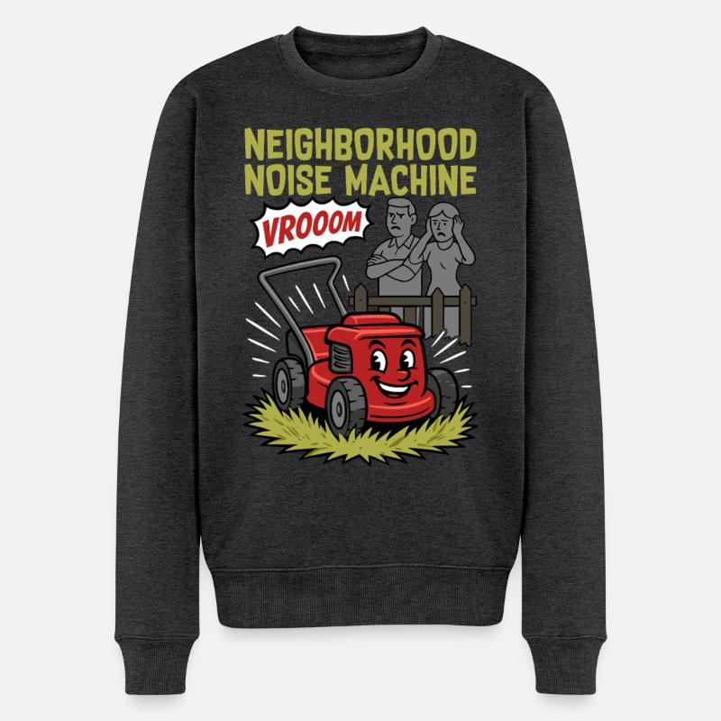 Neighborhood Noise Machine - Männer Premium Bio Pullover - Anthrazit meliert
