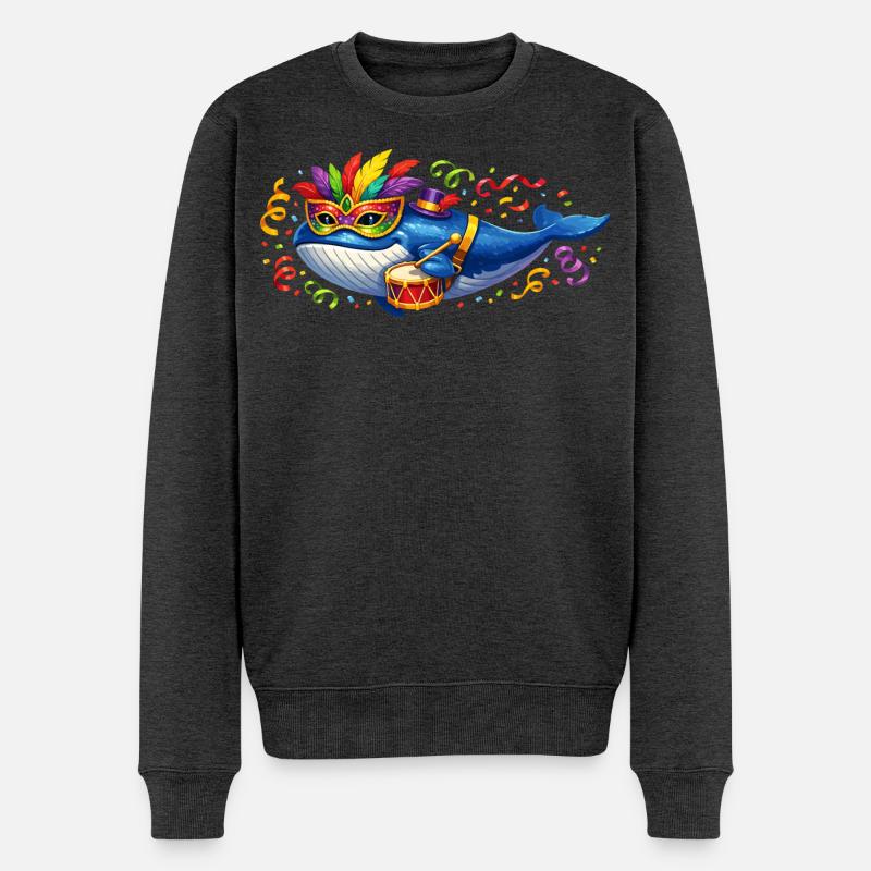 Cadeau du Carnaval de Karnewal - Pull Premium bio Homme - anthracite chiné