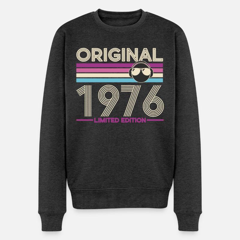 Original 1976 Edition Limitée - Pull Premium bio Homme - anthracite chiné