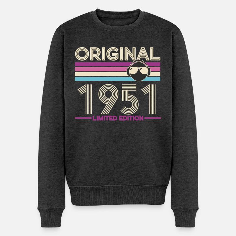 Original 1951 édition limitée - Pull Premium bio Homme - anthracite chiné