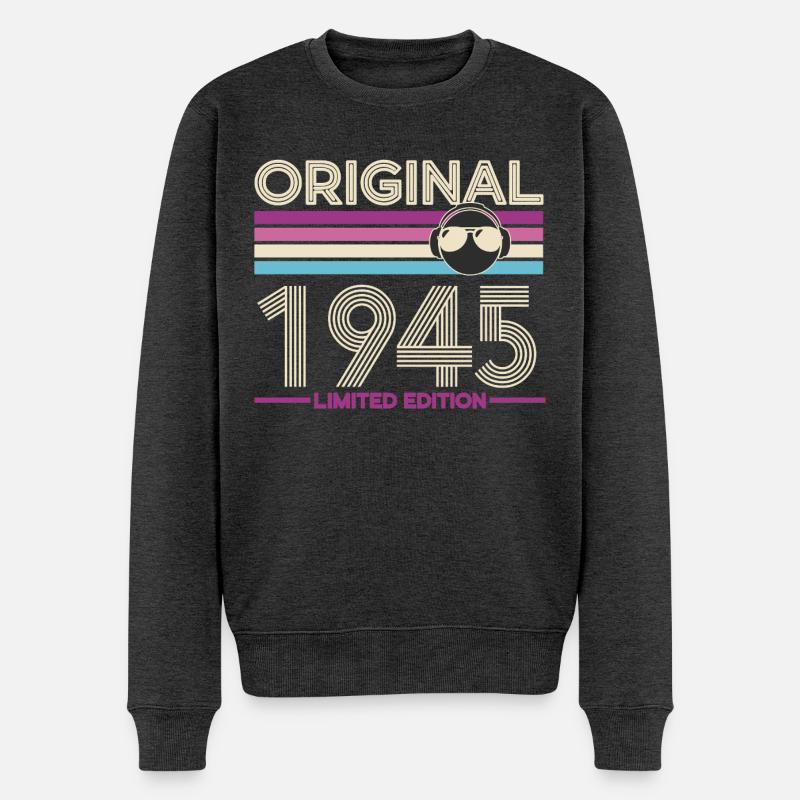 Original 1945 Édition Limitée - Pull Premium bio Homme - anthracite chiné