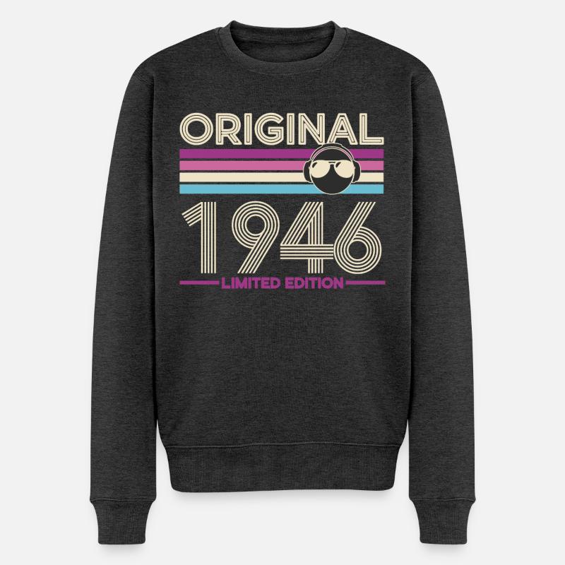 Original 1946 Édition Limitée - Pull Premium bio Homme - anthracite chiné