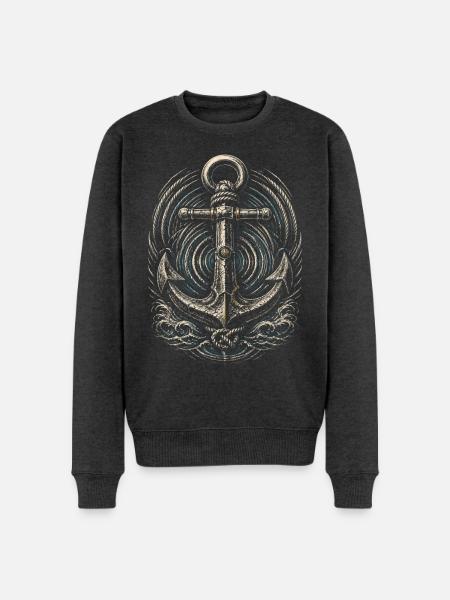 Shanty Choir Sea shanties - Men's Premium Organic Jumper - heather anthracite